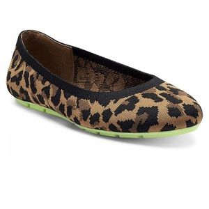 Jessica Simpson Brown Leopard Brinley flats